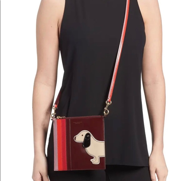 Authentic TORY BURCH Leather Dog card/Crosby - Picture 5 of 12